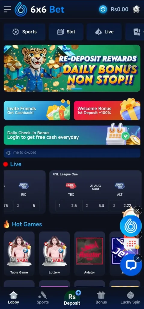 6x6Bet Game